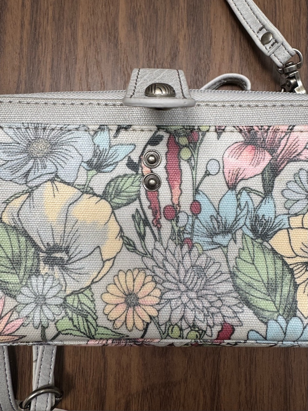 Sakroots Floral Print Crossbody Wallet/Wristlet - Picture 15 of 15